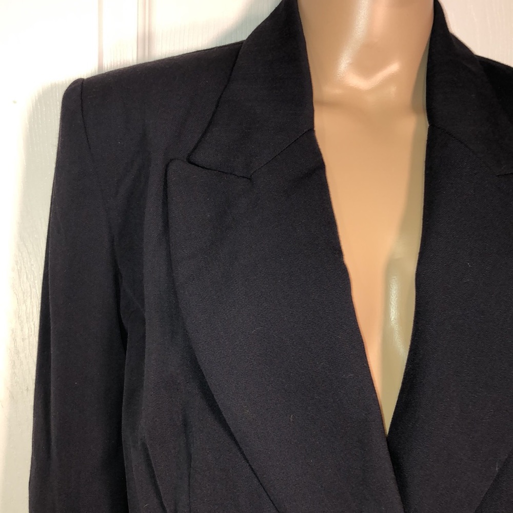 Chaus Navy Blazer. 8 - Picture 2 of 8